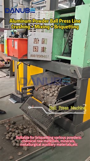 17K views · 116 reactions | Ball press machine production line. #ballpressmachine #aluminumpowder #ironpowder #mineralpowder #reels #minerals | Charcoal machine production line | Facebook