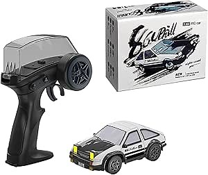 RC Drift Car New AE86 Mini Desktop Remote Control Car 1/64 RC Drifting Racing Vehicle 2.4G Full Scale Electric Toy Boys Cars