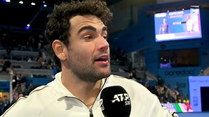 INTERVIEW: Matteo Berrettini FINALLY defeats Novak Djokovic in Doha