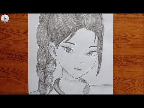 How to Draw Rumi from K‑Pop Demon Hunters | Easy Drawing Step by Step Tutorial