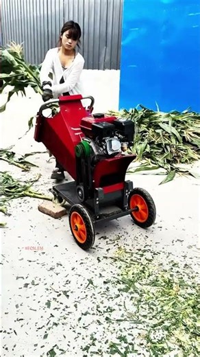 Silage chopper grass crusher create animal feeds #fcnfm #farmmachine