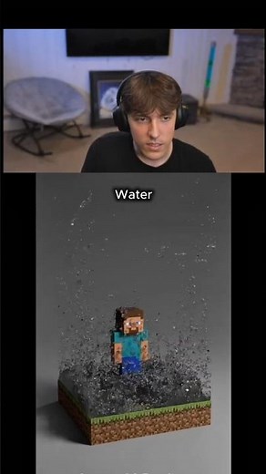 Realistic Minecraft: Element vs Steve Fight 😱 Who Wins? #shorts