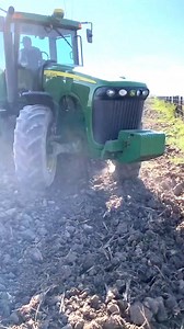 The 8420 making easy work of this rough ground. #Tillage #FarmLife #TractorPower | Lisa H