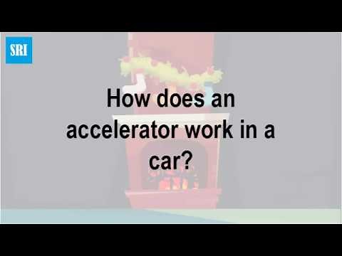 How does an accelerator work in a car