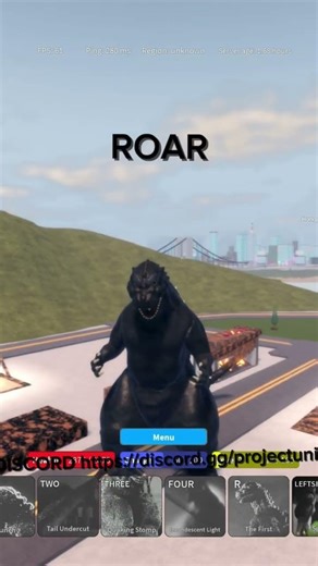 Godzilla 1954 #roblox #projectuniverse #kaiju #godzilla #shorts #godzilla1954