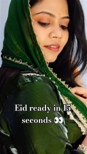 Easy Ramadan Makeup Look at Home | Soft Glam Eid Tutorial#makeup #transition