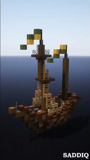 Medieval builds | Small ship [WHITE_GREEN] | Building ideas | Minecraft Timelapse #saddiqships