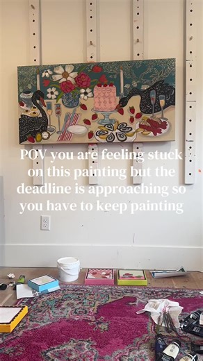 Keep Painting: Embracing Creativity Under Pressure