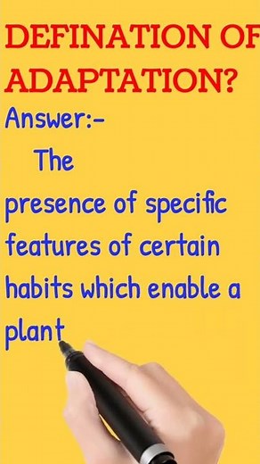 Definition of Adaptation? /#shorts /#definition .