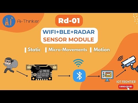 Rd-01: Control your lights based on Human Presence | Radar Module by Ai-Thinker