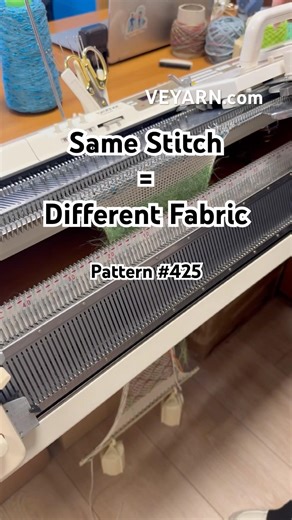 Same Stitch, Totally Different Results 🤯 Weaving Knitting Trick