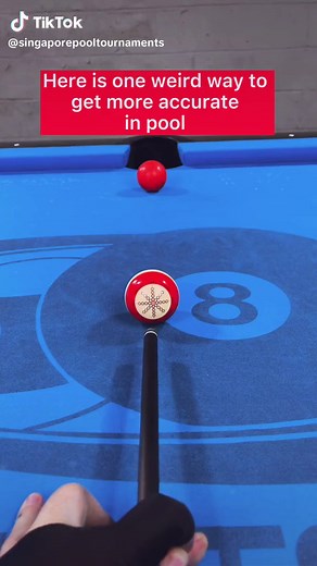Straight Cueing Tips. #Singaporepooltournaments #pooltournaments #pooltrickshots #pooltraining
