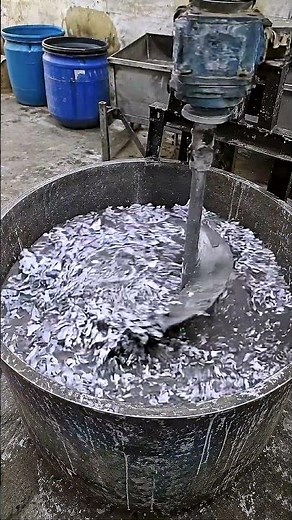 Waste Paper Recycling Process | Satisfying Paper Board Manufacturing Factory