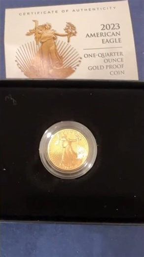 2023 American Eagle Gold Proof Stunning U.S. Mint Collector Coin Unboxing