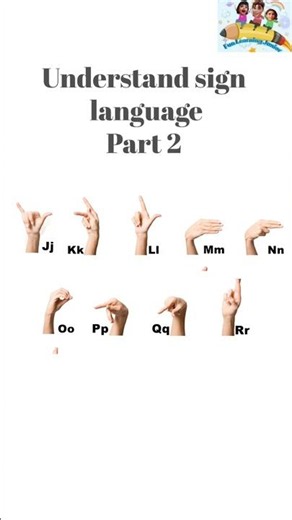 Understand sign language\rPart 2 | 🤞🏻👌🏻✋🏻#learnsign #signlanguage #foryou #educational #followus fyp