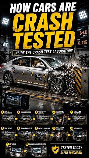 🚗 How Cars Are Crash Tested | Inside the Crash Test Laboratory | Factory Documentary