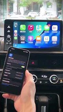 Guide to connecting Apple CarPlay wirelessly on a Honda CR-V #shorts