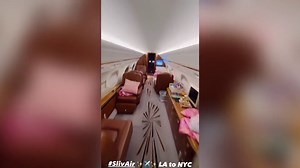 Inside Paris Hilton's private jet Sliv Air