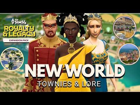 A First Look at Ondarion 🏰| The Sims 4 Royalty & Legacy | New World, Townies & Lore