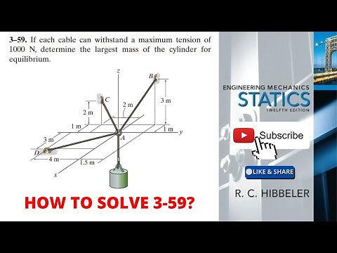 3-59 hibbeler statics chapter 3 | hibbeler statics | hibbeler