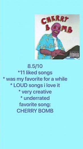Rating Tyler The Creator Albums