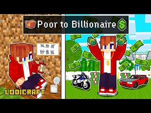 From POOR To BILLIONAIRE in Minecraft