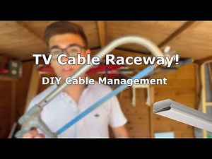 DIY TV Cable Management! (Cable Raceways)