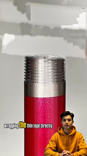 Perfectly wrapping PTFE tape, every time. #GeniusHack #plumbing #TeflonTapeHack | Potemaster Fans | Facebook