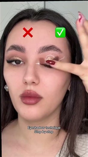eyeshadow technique Step By Step