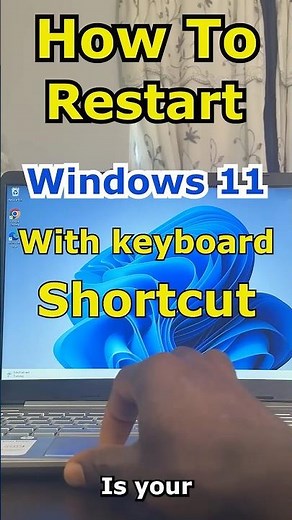 How To Restart Windows 11 with Keyboard #shorts #windows