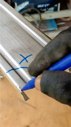 the secret to cutting thin metal #welding #welder #metalwork #fabrication #pipecutting