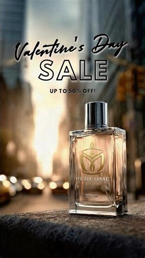 💖 Valentine's Day Special: Cinematic AI Perfume Ad Concept | GFX Studio