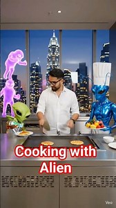 Alien Chef in 5⭐ Luxury Hotel 😱👽 | Human & Alien Cooking Together | AI Cinematic