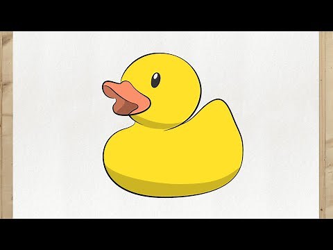 Wie zeichnet man eine GUMNIENTE? 🦆 - Badeente Tutorial ✏️