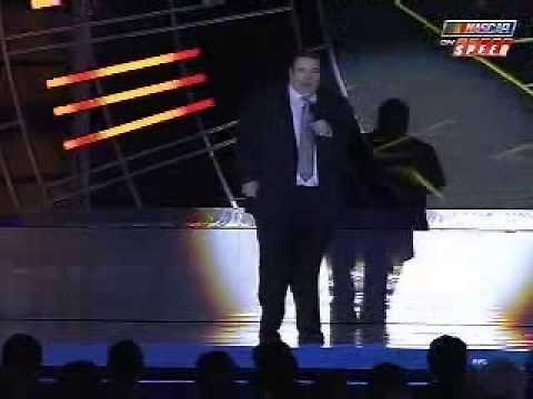 RIP JOHN PINETTE: TALKS ABOUT DES MOINES at NASCAR BANQUET (2009)