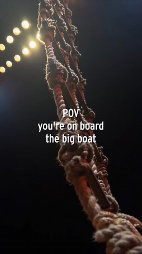 The view from the big boat ⚓️ Final week to see this incredible set design for yourself!