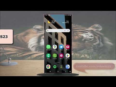 Samsung Galaxy S23 Ultra : How to use live transcribe to capture a speech and display them as text