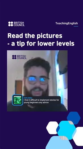 32 reactions | A storybook has much more than words. Lucas suggests using the pictures and L1 to help students with less language :-) Karen 朗 #TeachingEnglish | TeachingEnglish - British Council | Facebook