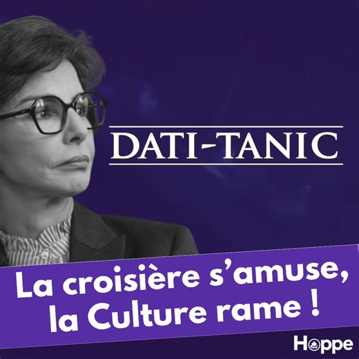 Quand #RachidaDati accoste rue de Valois, elle promet un paquebot relancé, puissant, populaire. Deux ans plus tard, le « Dati-tanic » quitte le port dans un vacarme assourdissant mais avec un sillage étonnamment mince. 🛳️ Première escale : le bruit des machines. Conférences de presse à répétition, déclarations martiales, coups d’éclat calculés. Le ministère redevient central … dans les studios télé. La capitaine occupe la passerelle, parle fort, assume l’affrontement. À défaut d’une stratégie c
