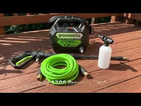 Greenworks Pressure Washer Review!