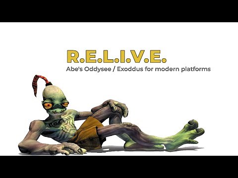 R.E.L.I.V.E. Engine play Abe's Oddysee / Exoddus on modern PC's