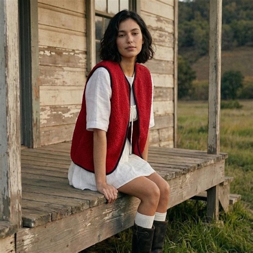 Women's Merino Wool Vest, Regular Fit, Teddy Vest, Natural Wool, Warm, Minimalist, Handmade, Cozy, Spring/summer Vest - Etsy