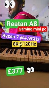 🔥 Reatan V8 Mini PC Review: Ryzen 7 8745HS! 4.9GHz, 32GB RAM – Gaming & 4K Video Editing Powerhouse!