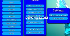 Roblox Jailbreak OP Script Mermi,Tren,Speed 2019 Süper Özellikler