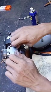 trying to disassemble and reassemble the refrigerator compressor #rick #service #solution #kulkas #kompresor #diy #tool #dinamo #spul #gulung #monetisasi #vod #fyp #fbpro #pengikut | Sugih Arto