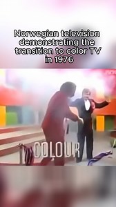 170K views · 2.8K reactions | Norway was one of the last countries in Western Europe to fully adopt color television, and many households continued using black-and-white sets well into the late 1970s. NRK gradually expanded color programming to news, sports, and entertainment shows as more viewers gained access to color receivers. | Historical Photos | Facebook