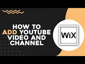 How To Add Youtube Video & Channel to Wix Website (Easiest Way)