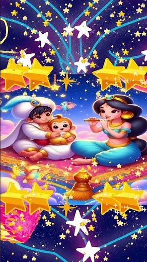 Disney's Aladdin Lullaby For Babies | Soothing Melody for Babies | Lullabies For Babies✨🌟🏰💤👶❤️
