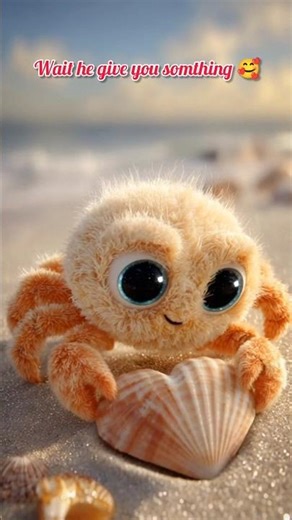 Adorable crab make your day 🥰🤗