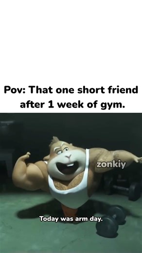 Bro thinks he’s a Bodybuilder! 🐹